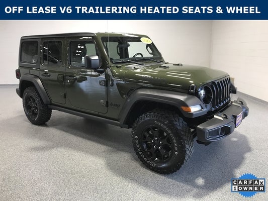 2021 Jeep Wrangler Unlimited Willys 4x4 in Chilton, WI - Vande Hey Brantmeier Automotive Group