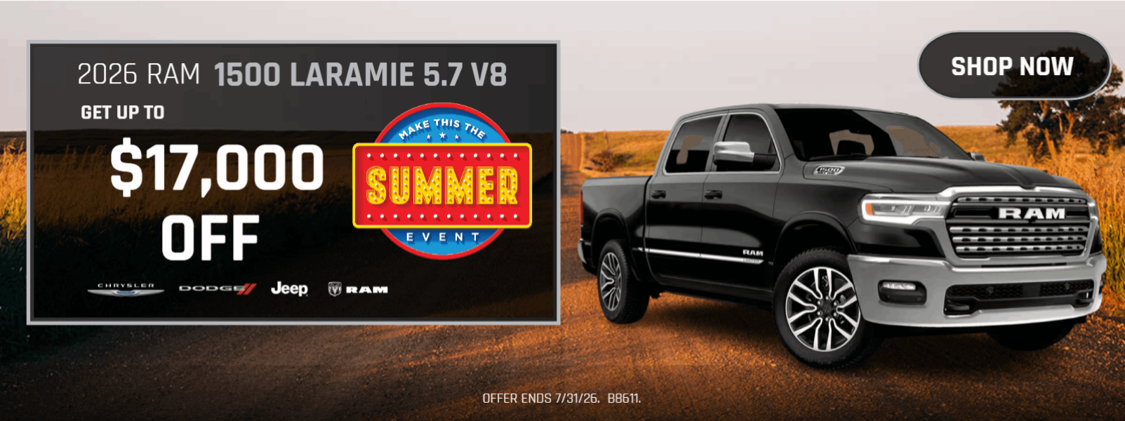 $17,000 OFF RAM